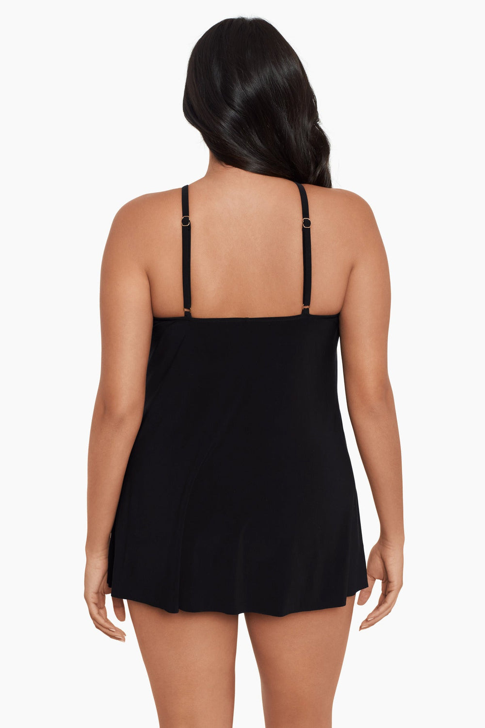 Magicsuit Plus Size Parker One Piece Swim Dress Black | Miraclesuit