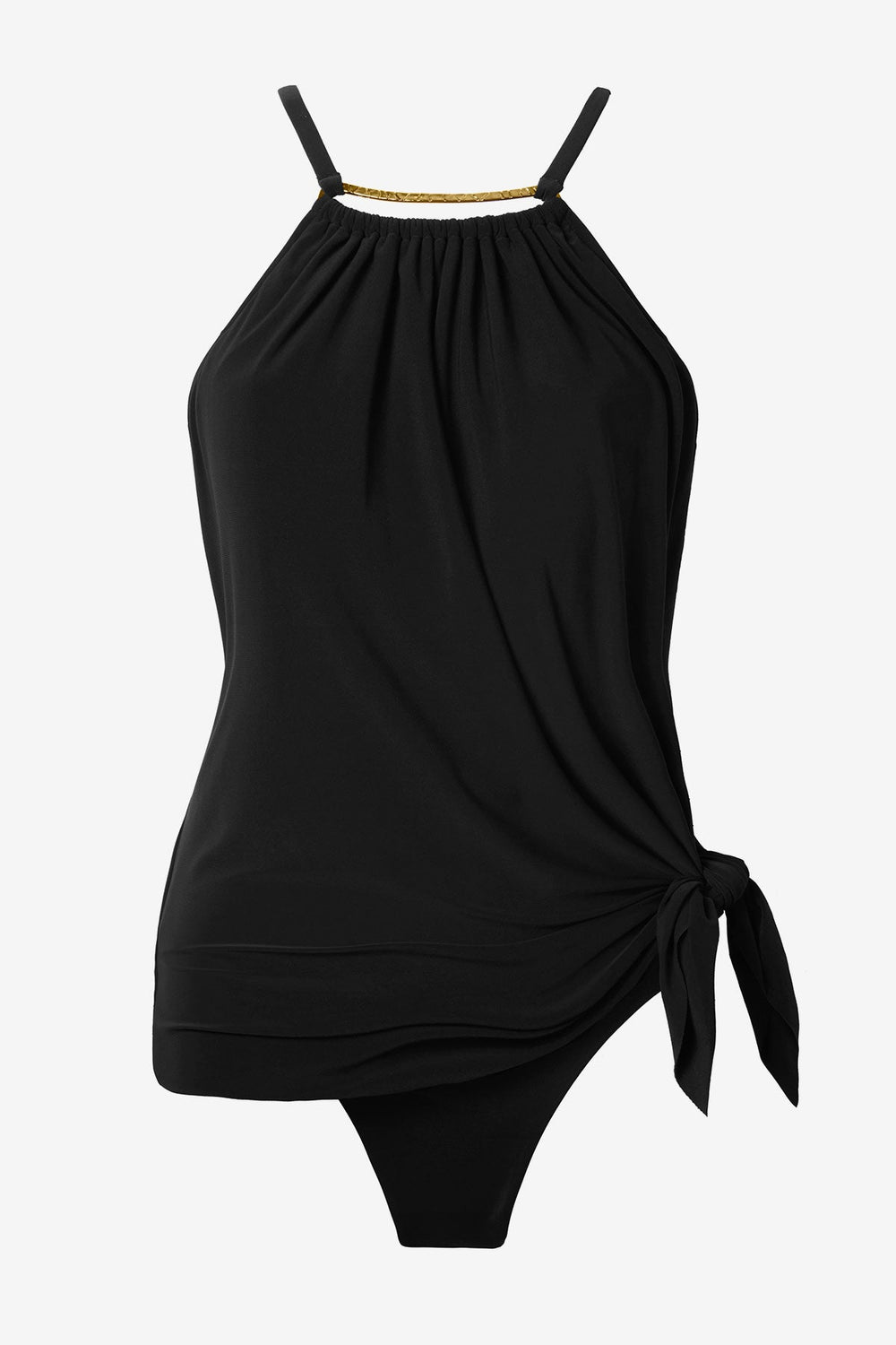 Magicsuit Plus Size Parker One Piece Swim Dress Black | Miraclesuit