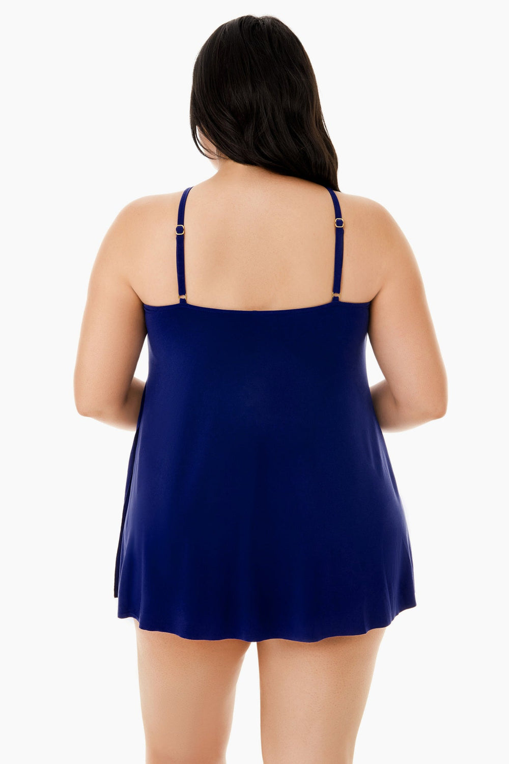Magicsuit Plus Size Parker One Piece Swim Dress Black | Miraclesuit