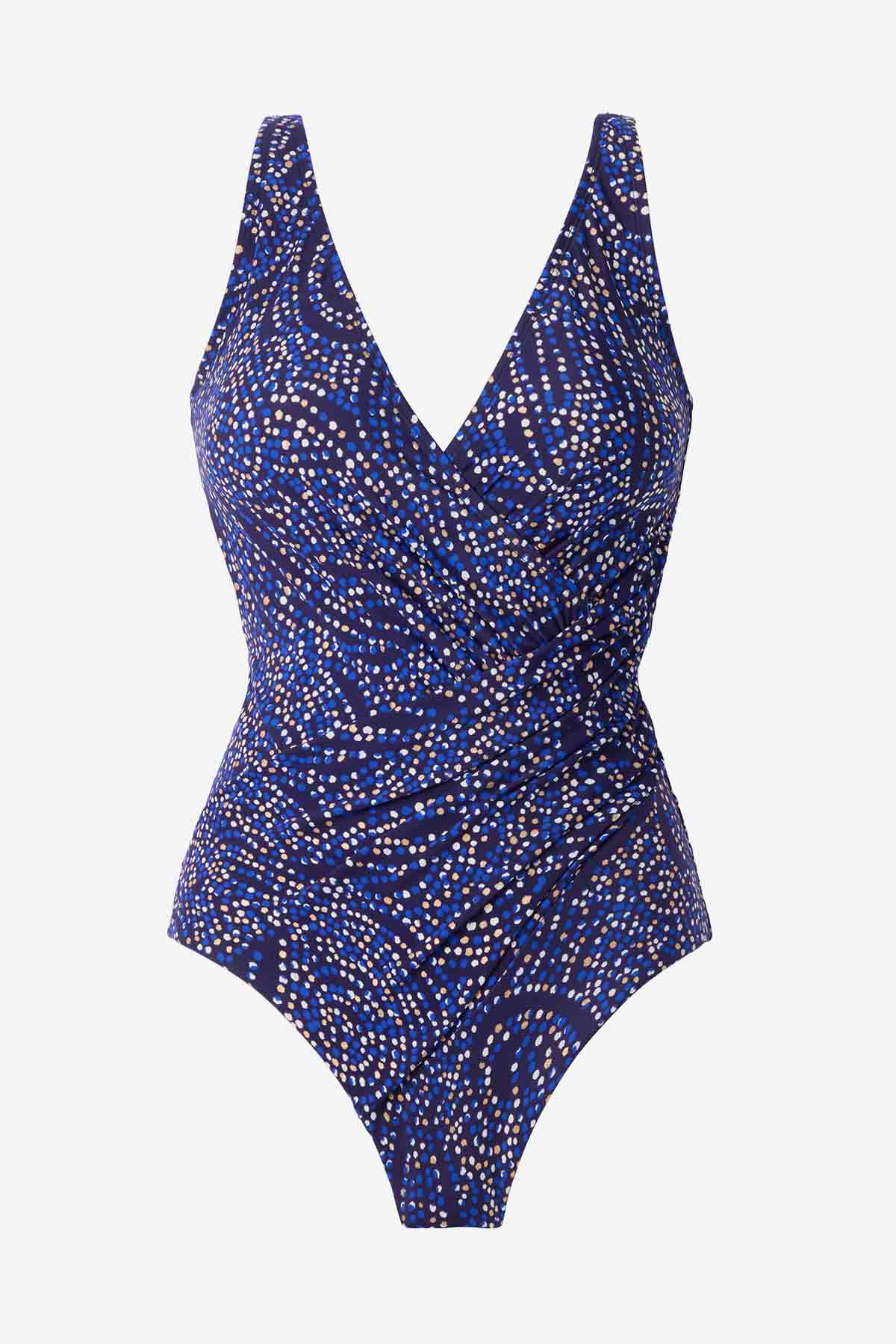 Plus Size Spotlight Oceanus One Piece Swimsuit Plum/Multi | Miraclesuit