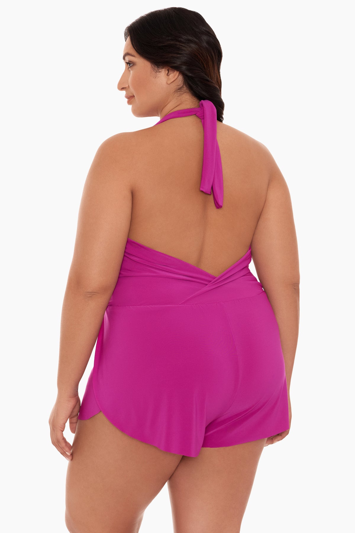 Plus Size Bianca Romper Merlot | Miraclesuit