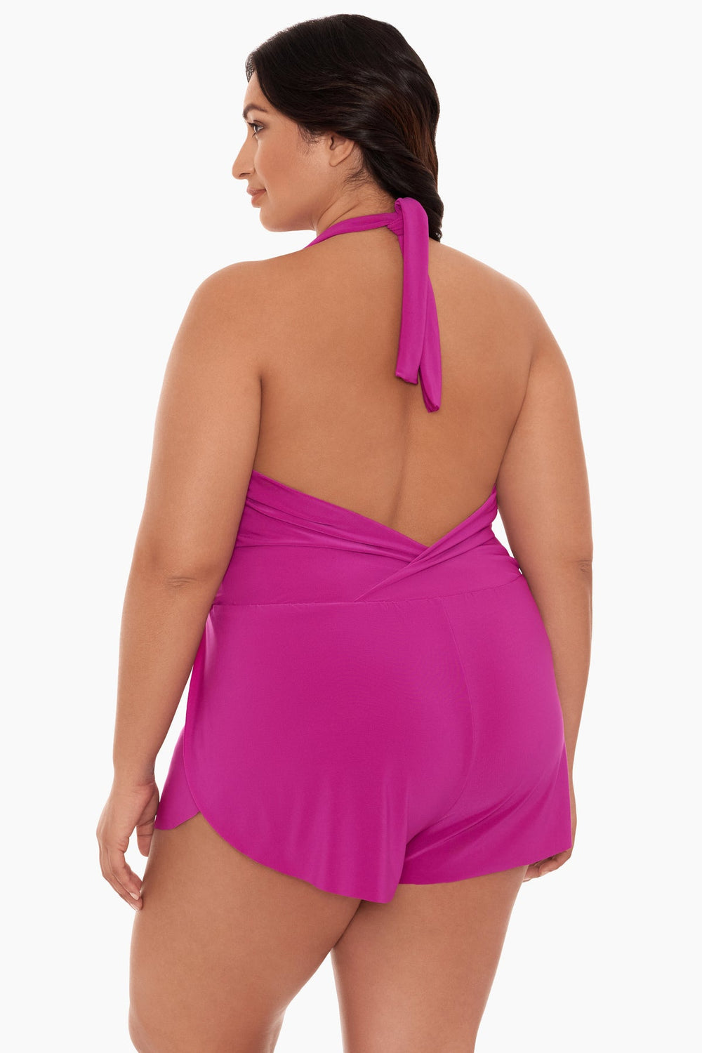 Plus Size Bianca Romper Merlot | Miraclesuit