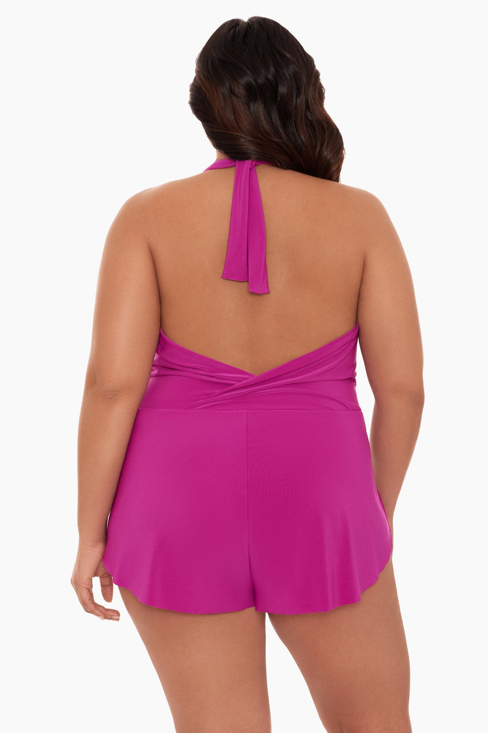 Plus Size Bianca Romper Merlot | Miraclesuit