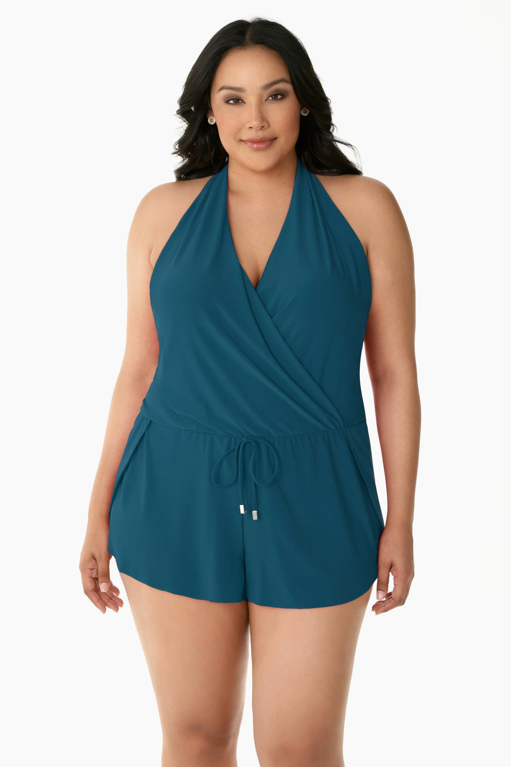 Plus Size Bianca Romper Merlot | Miraclesuit