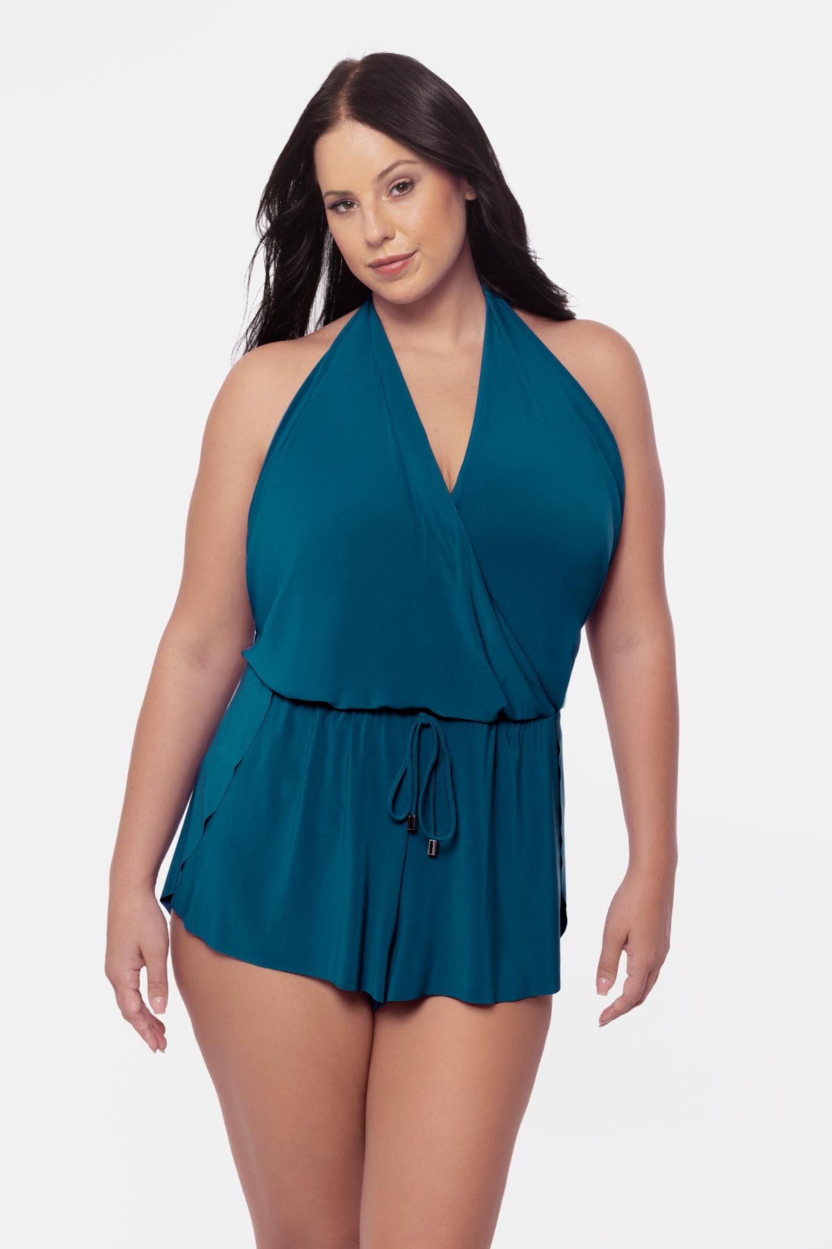 Plus Size Bianca Romper Merlot | Miraclesuit