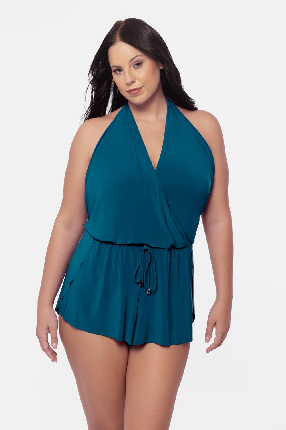 Plus Size Bianca Romper Merlot | Miraclesuit