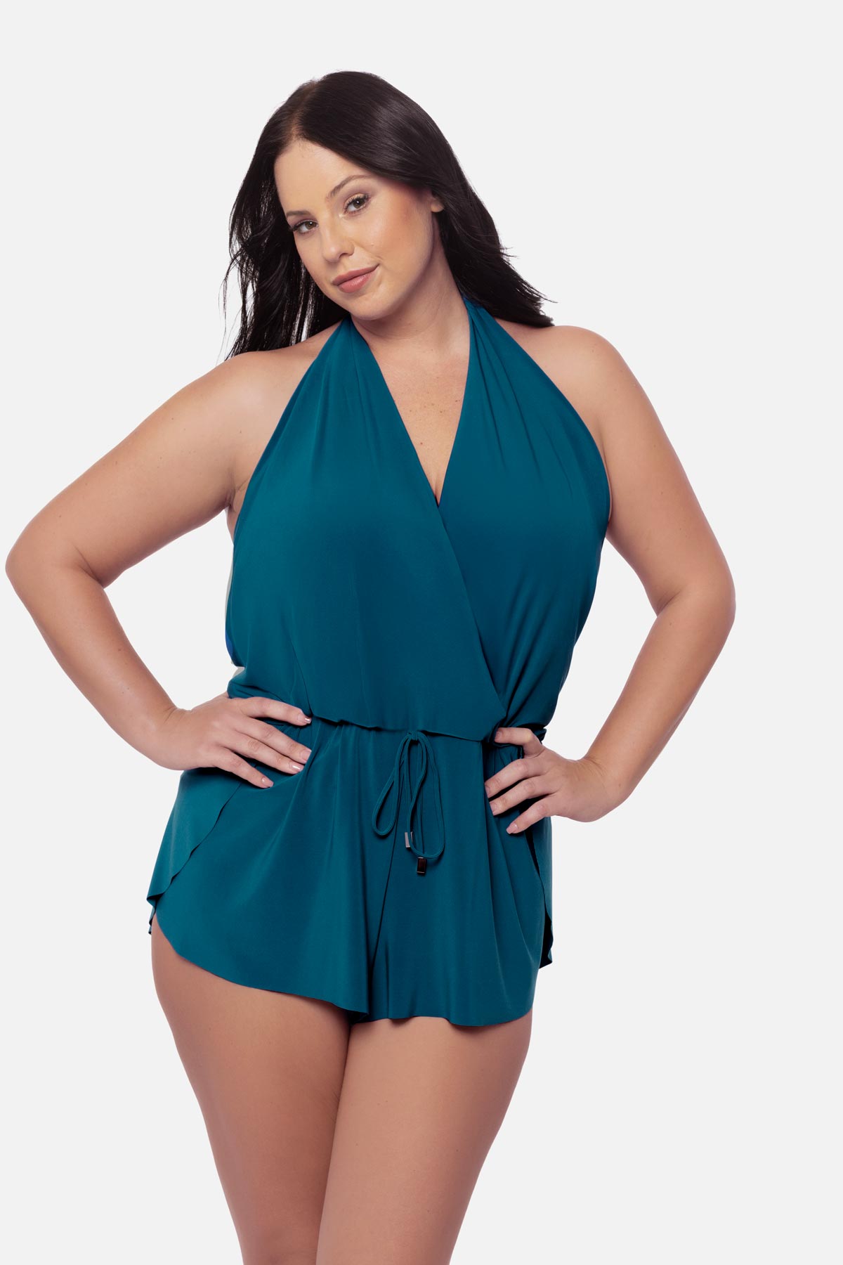 Plus Size Bianca Romper Merlot | Miraclesuit