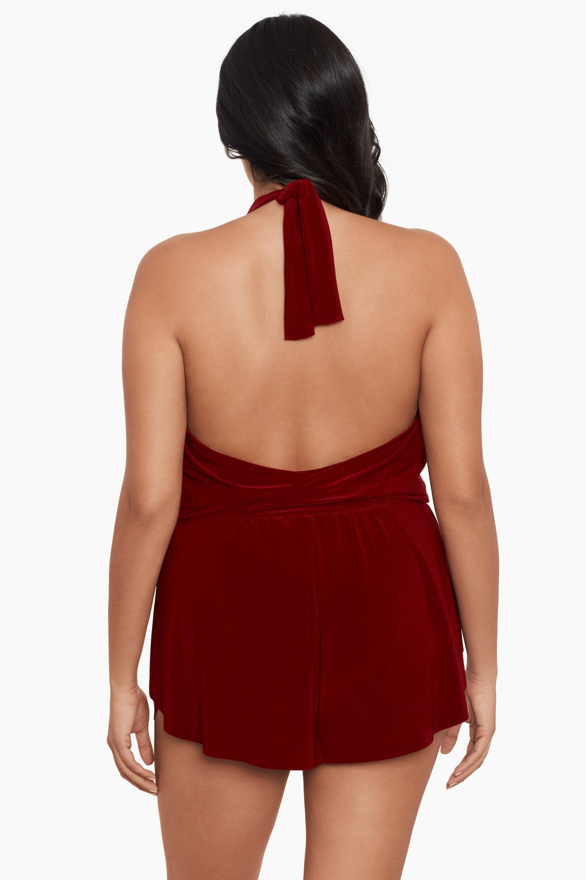Plus Size Bianca Romper Merlot | Miraclesuit