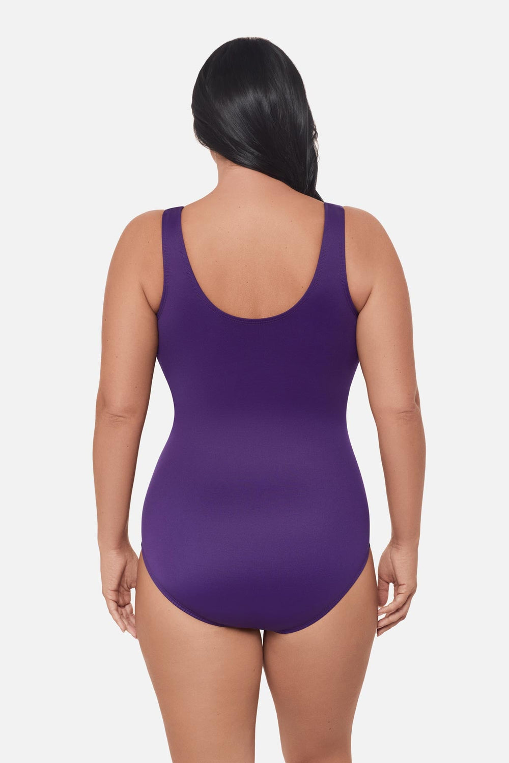 Plus Size Crossover One Piece Mulberry | Miraclesuit