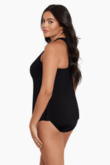Magicsuit Plus Size Taylor Tankini Black | Miraclesuit
