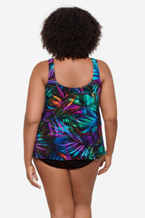 Plus Size Palma Paradiso Ursula Tankini Top Multi | Miraclesuit