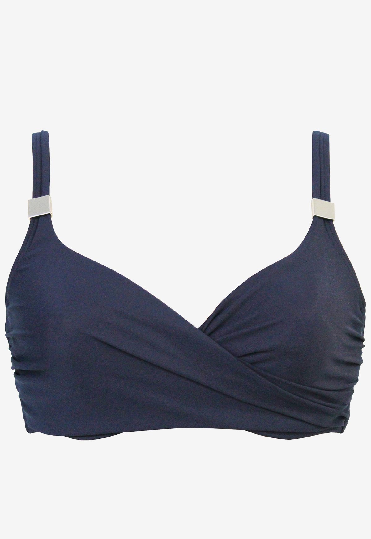 Underwire Surplice Bra Top Midnight | Miraclesuit