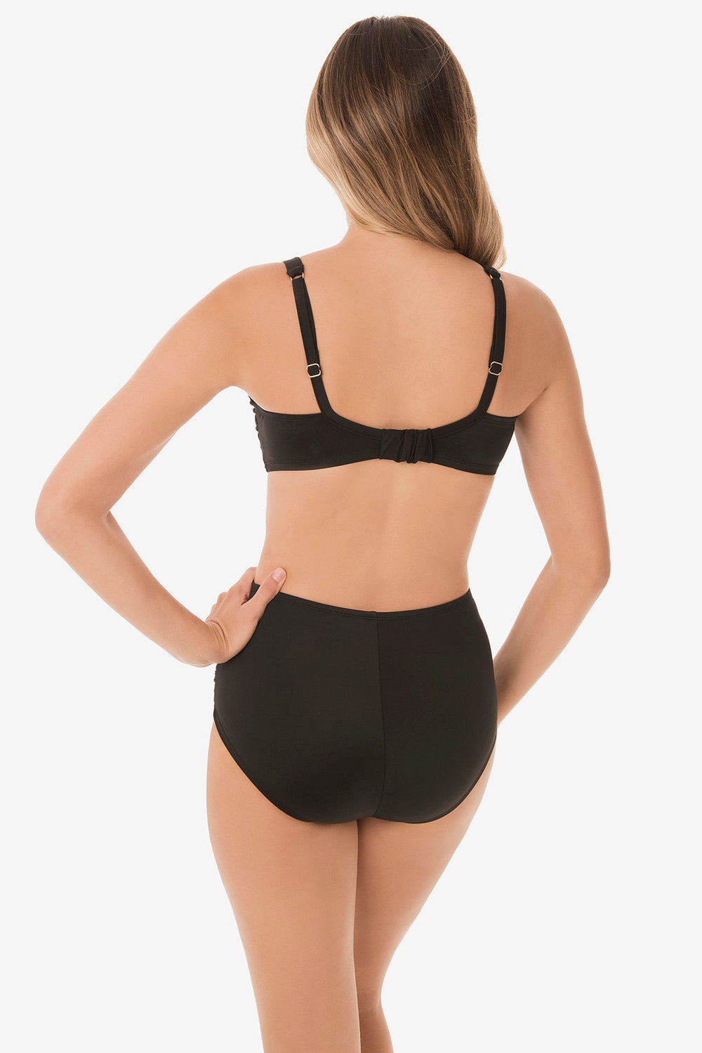 Underwire Surplice Bra Top Midnight | Miraclesuit