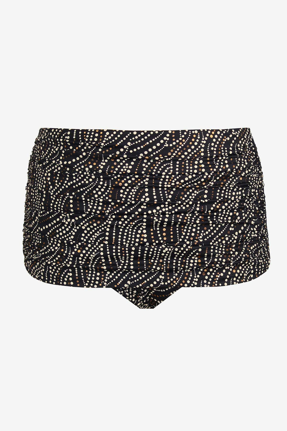 Tummy Control Swimsuit Two Piece - Bronze Age Norma Jean Retro Swim Bottom Bronze | Miraclesuit