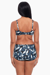 Shimmer Shadows Norma Jean Retro Swim Bottom Silver | Miraclesuit