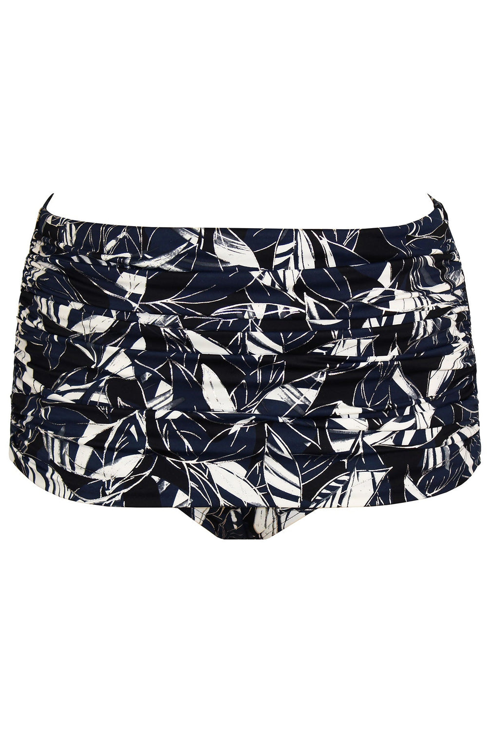Shimmer Shadows Norma Jean Retro Swim Bottom Silver | Miraclesuit