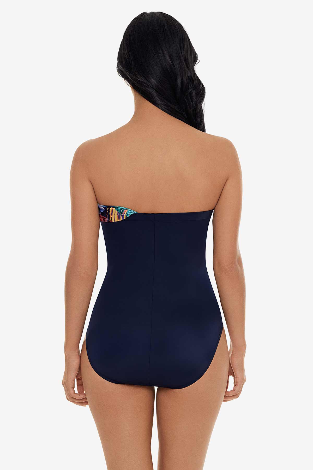 Goddess One Piece in Belize Navy/Multi | Miraclesuit