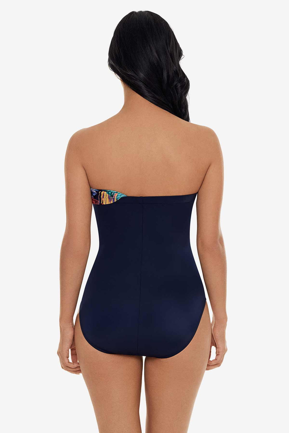 Goddess One Piece in Belize Navy/Multi | Miraclesuit