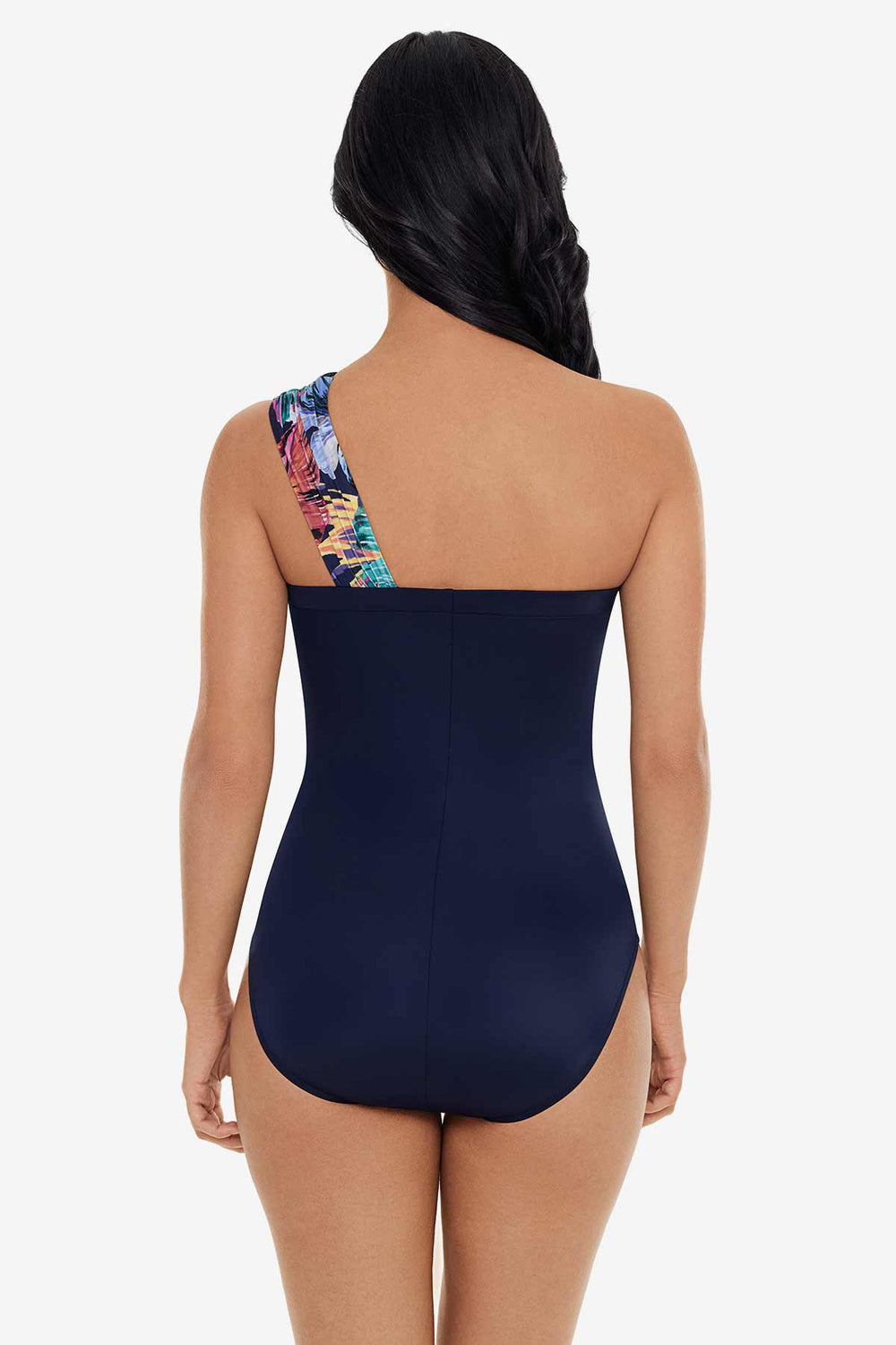 Goddess One Piece in Belize Navy/Multi | Miraclesuit