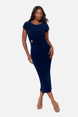 Body by Isla Shaping Dress in Navy Navy | Miraclesuit