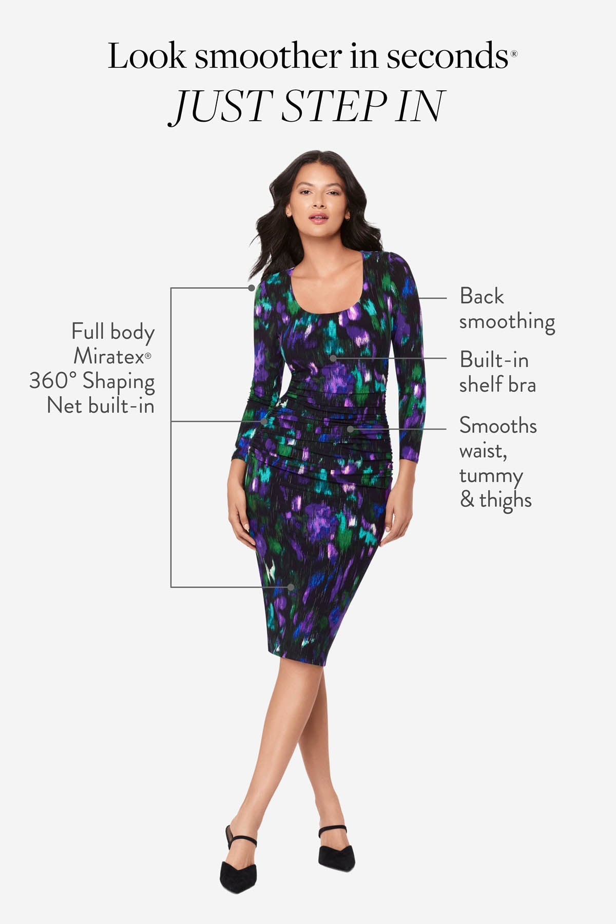 Suri Shaping Dress in Violetta Violetta | Miraclesuit