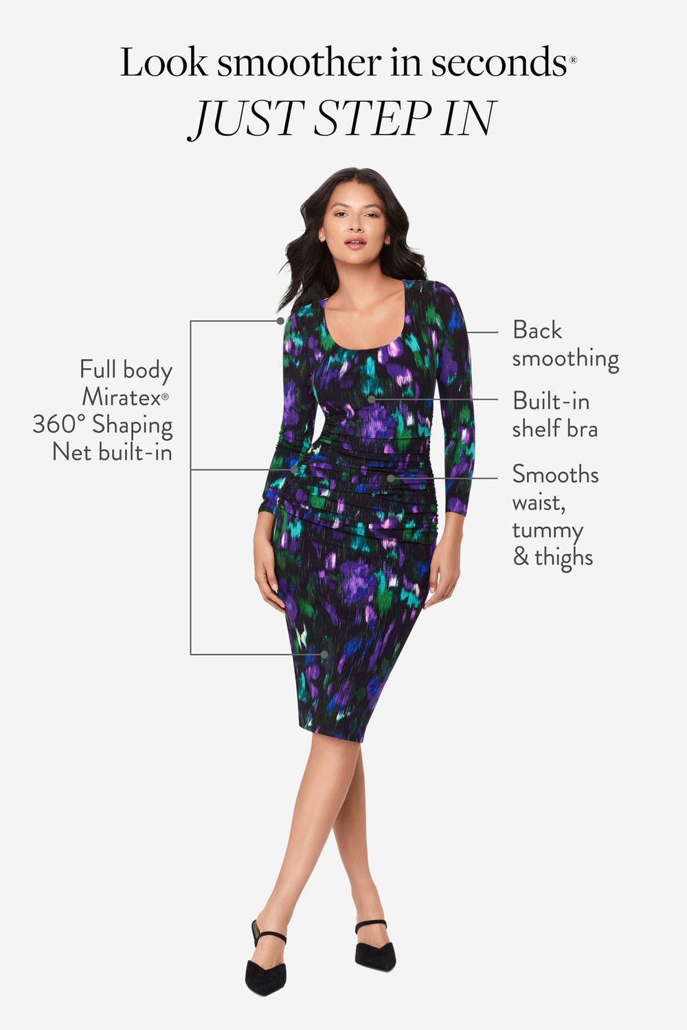 Suri Shaping Dress in Violetta Violetta | Miraclesuit