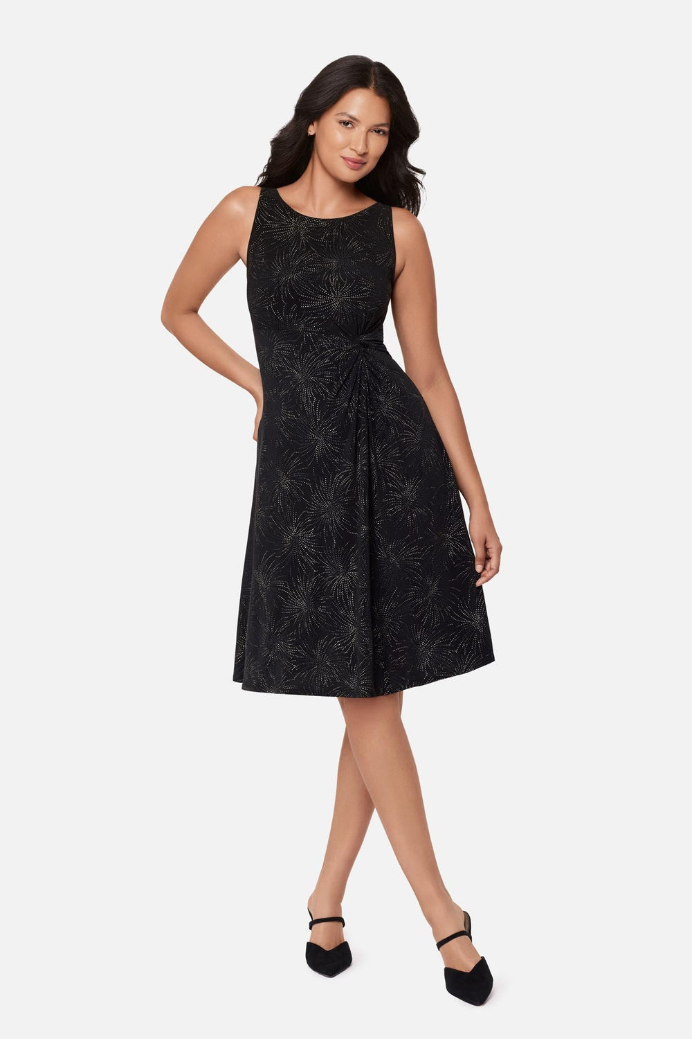 Remi Fit & Flair Shaping Dress in Skylights Skylights | Miraclesuit