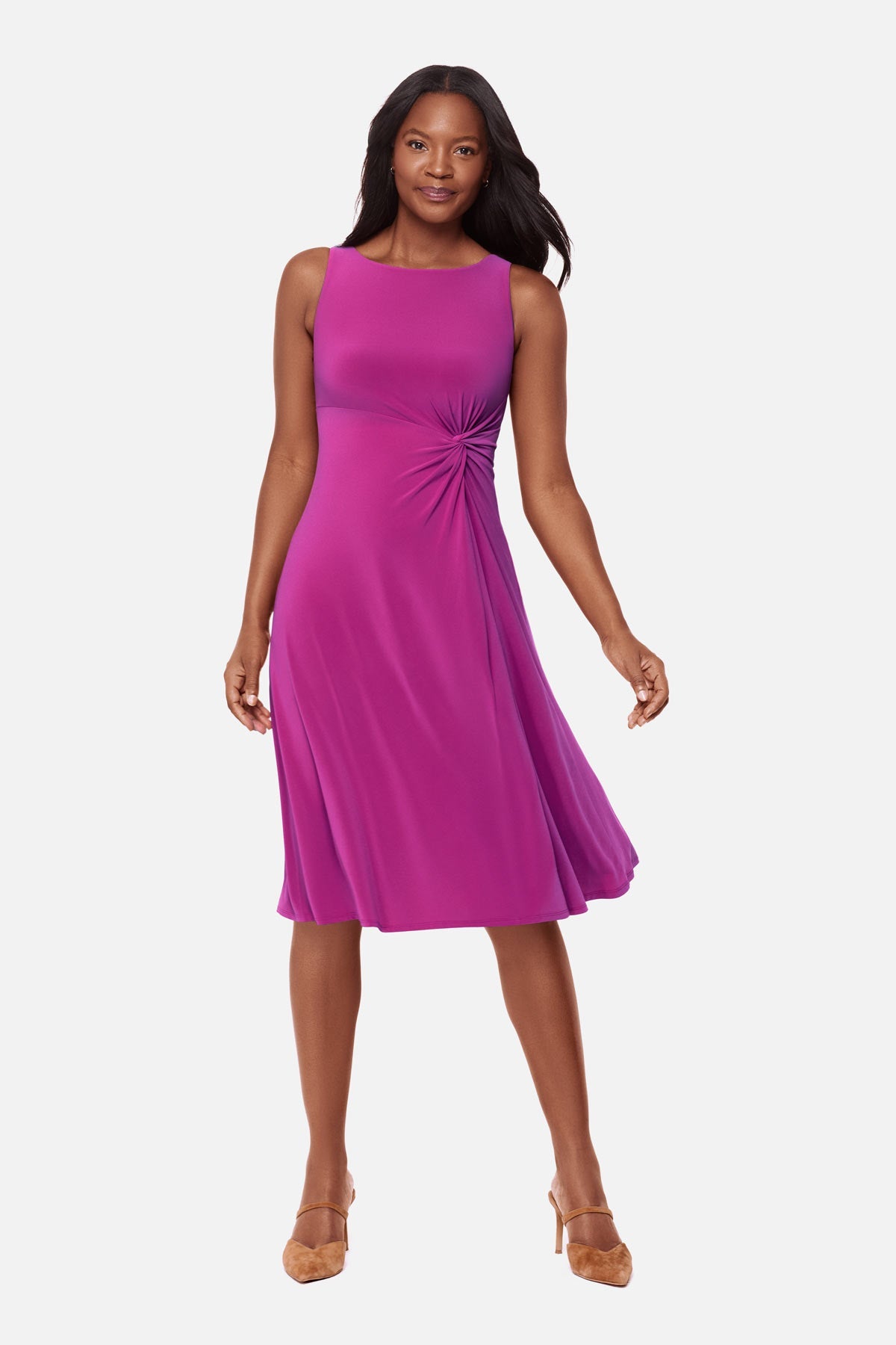 Remi Fit & Flair Shaping Dress in Framboise Framboise | Miraclesuit