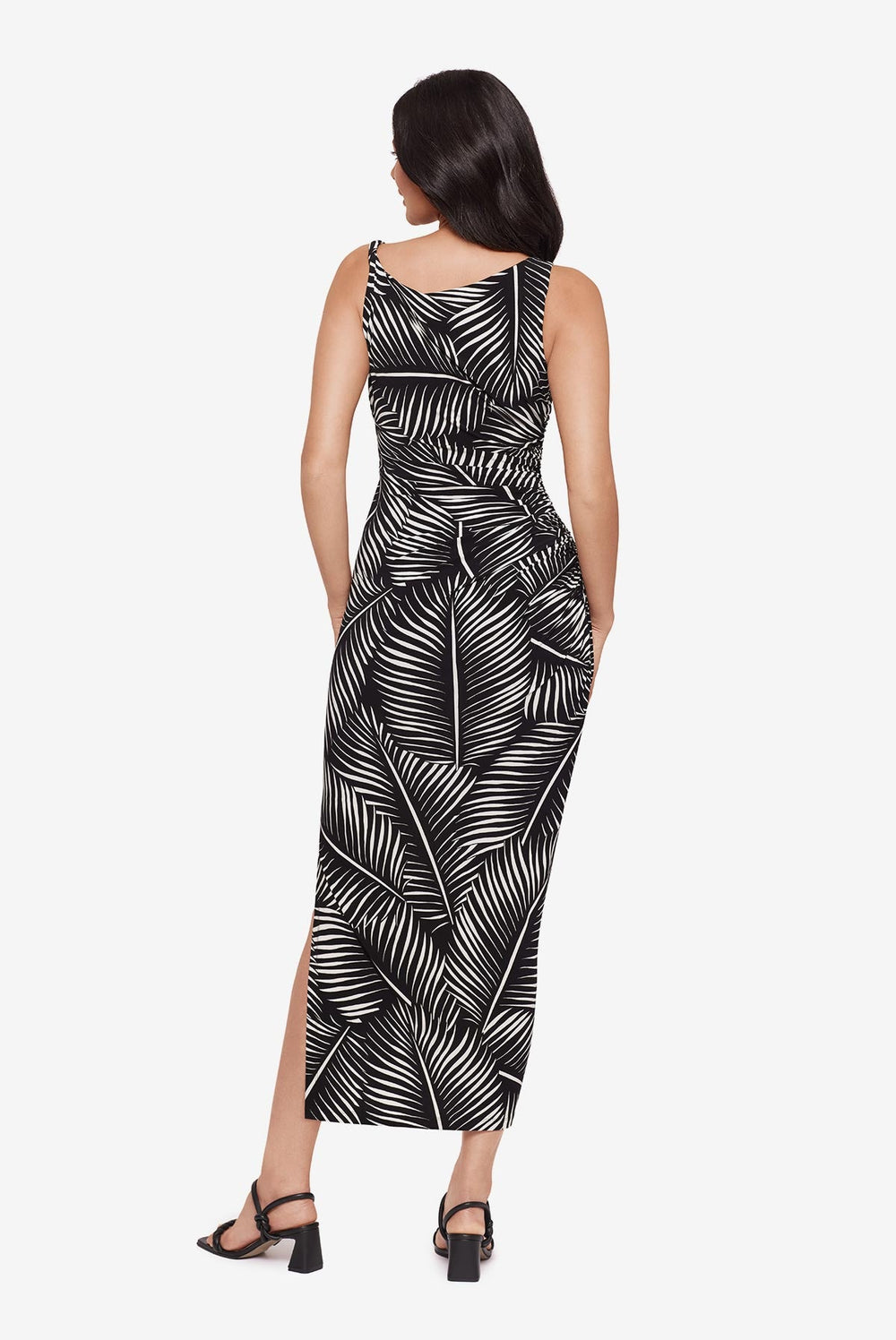 Body by Maxi Shaping Dress in Palmera Black/White | Miraclesuit