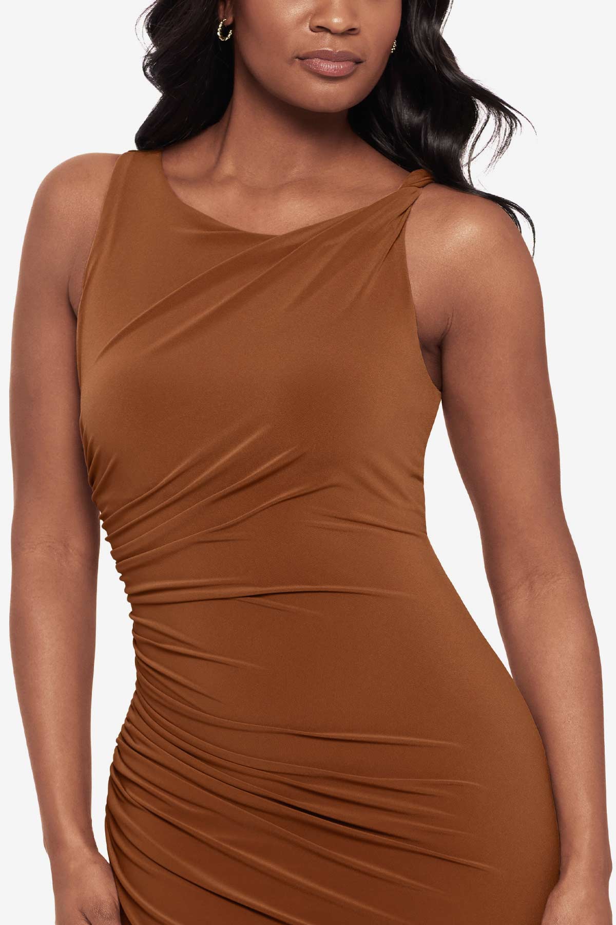 Body by Maxi Shaping Dress in Bronze Bronze | Miraclesuit
