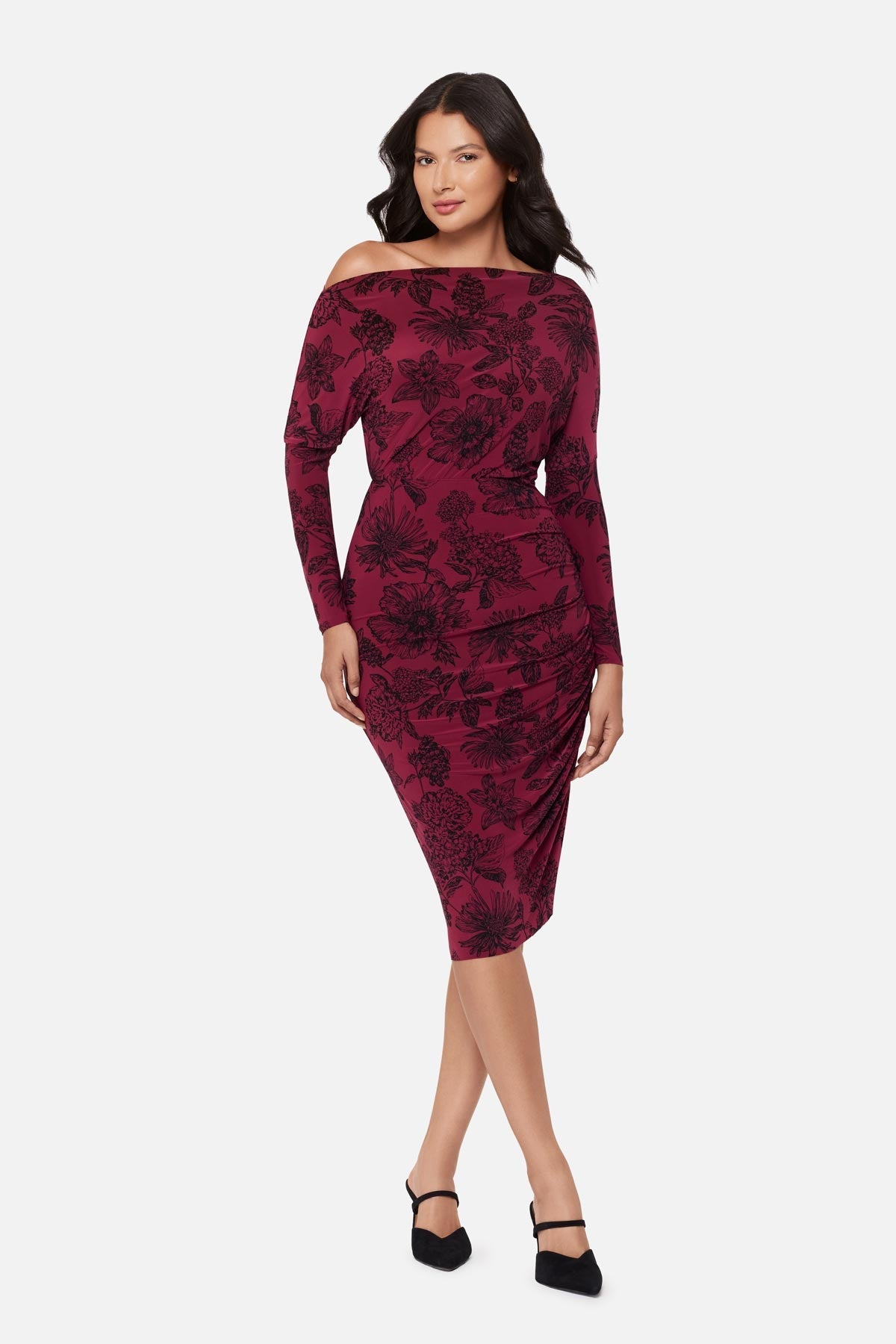 Niki Shaping Dress in Sketch Sketch | Miraclesuit