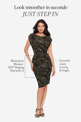 Body by Bali Shaping Dress in Ikati Brown/Multi | Miraclesuit