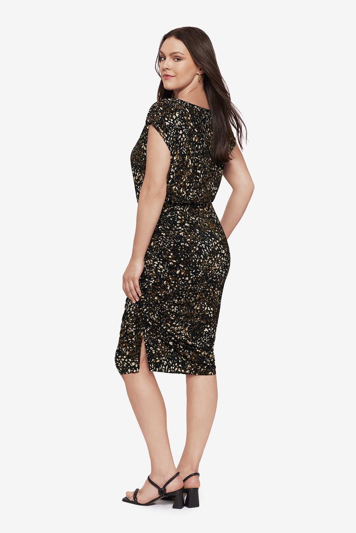 Body by Bali Shaping Dress in Ikati Brown/Multi | Miraclesuit
