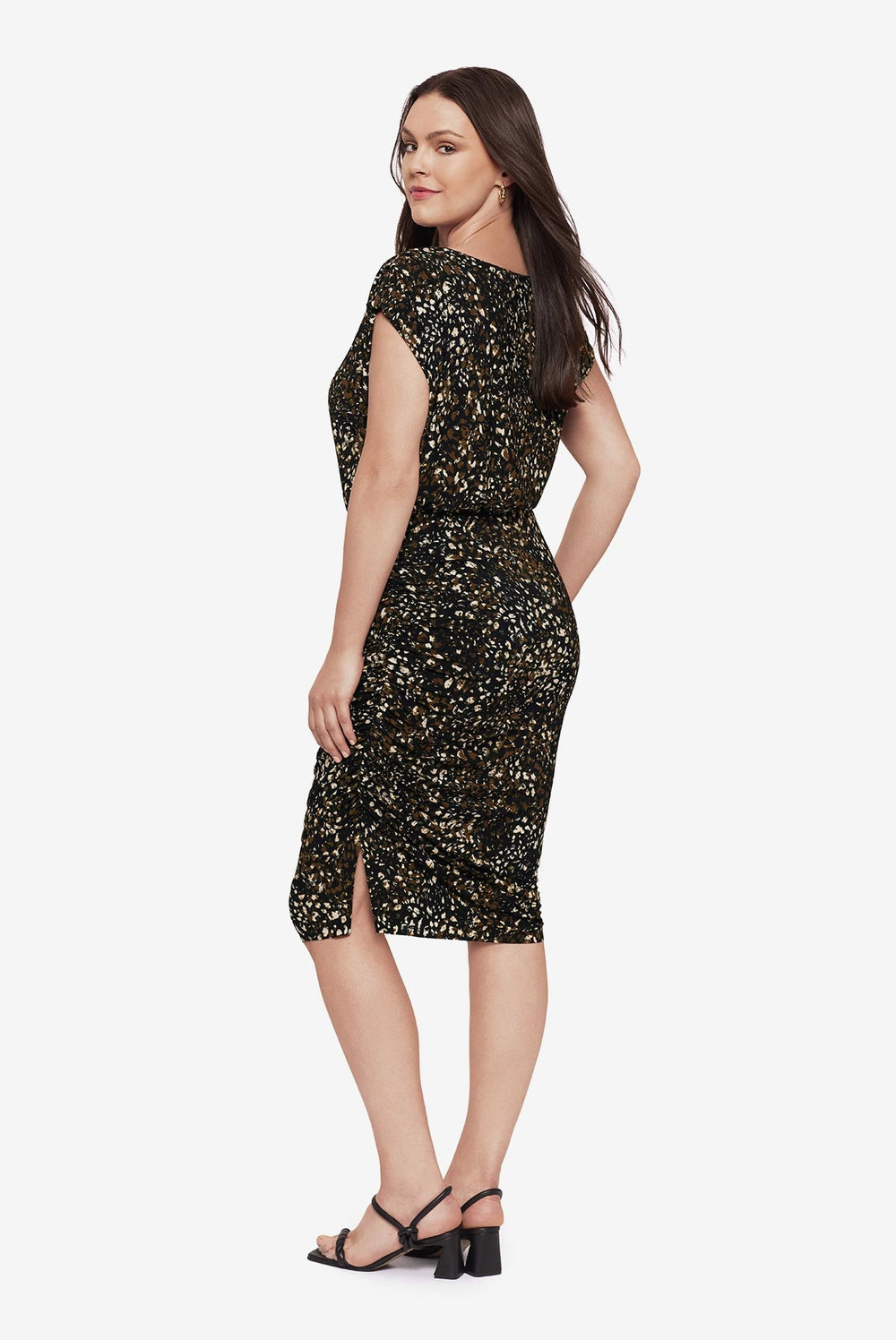 Body by Bali Shaping Dress in Ikati Brown/Multi | Miraclesuit