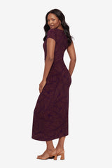 Body by Loki Wrap Front Shaping Dress in Anthurium Multi | Miraclesuit