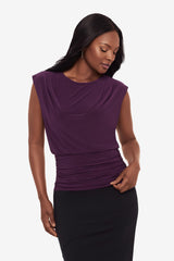 Tabi Blouson Top in Plum Plum | Miraclesuit