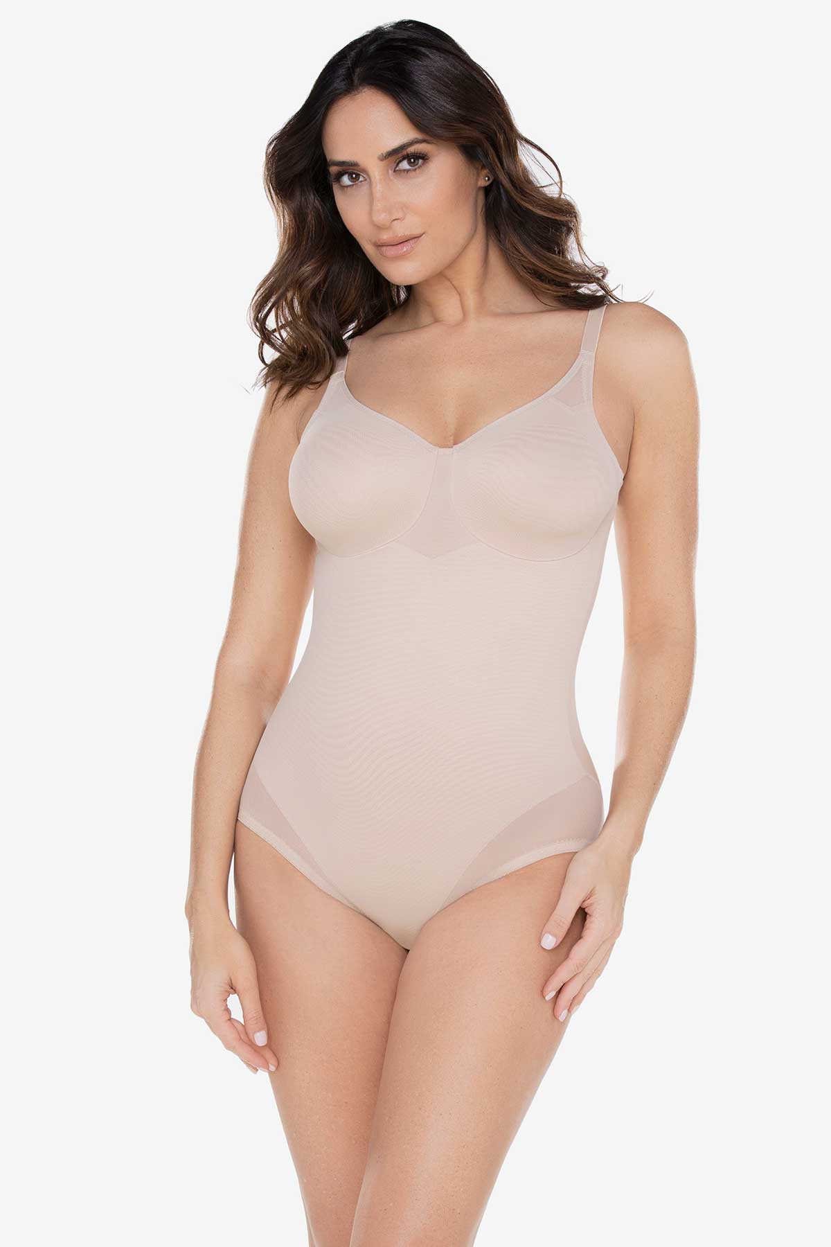 Extra Firm Sexy Sheer Shaping Bodybriefer Black | Miraclesuit