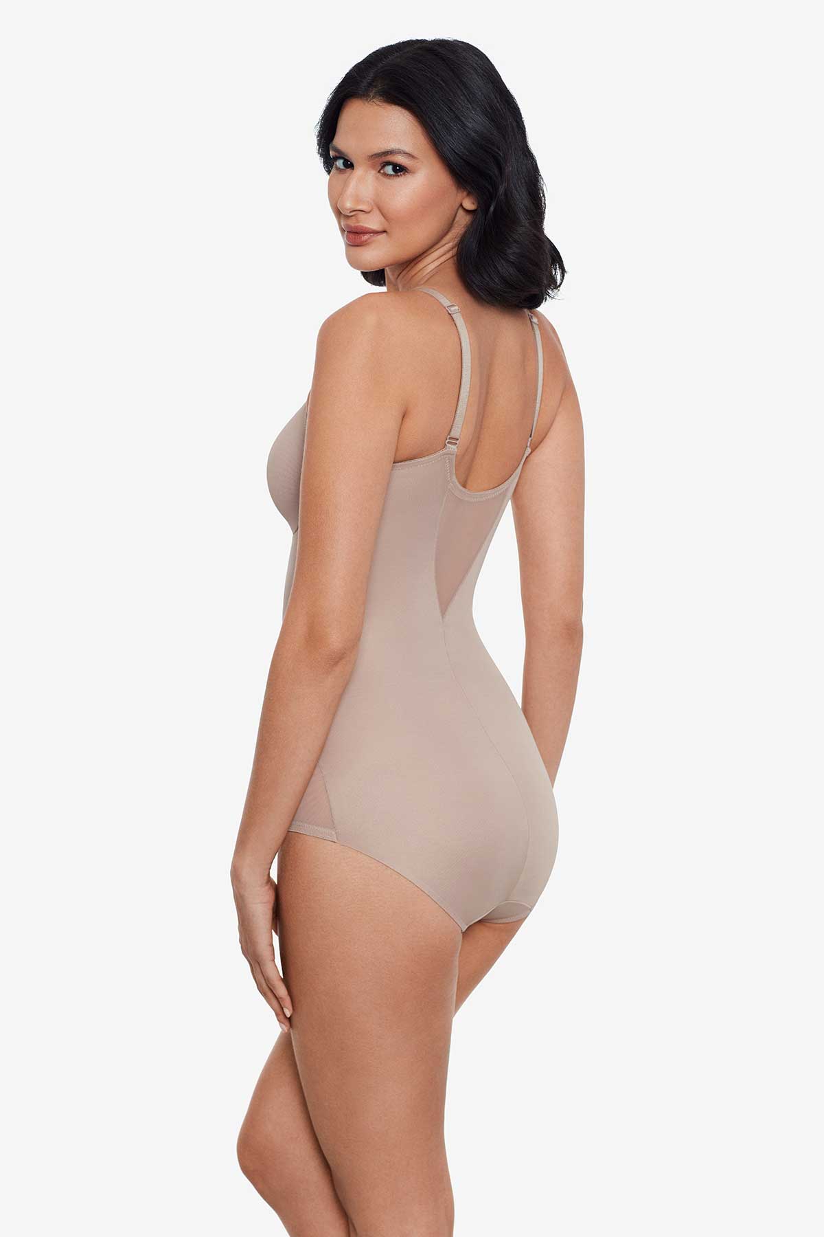 Extra Firm Sexy Sheer Shaping Bodybriefer Black | Miraclesuit