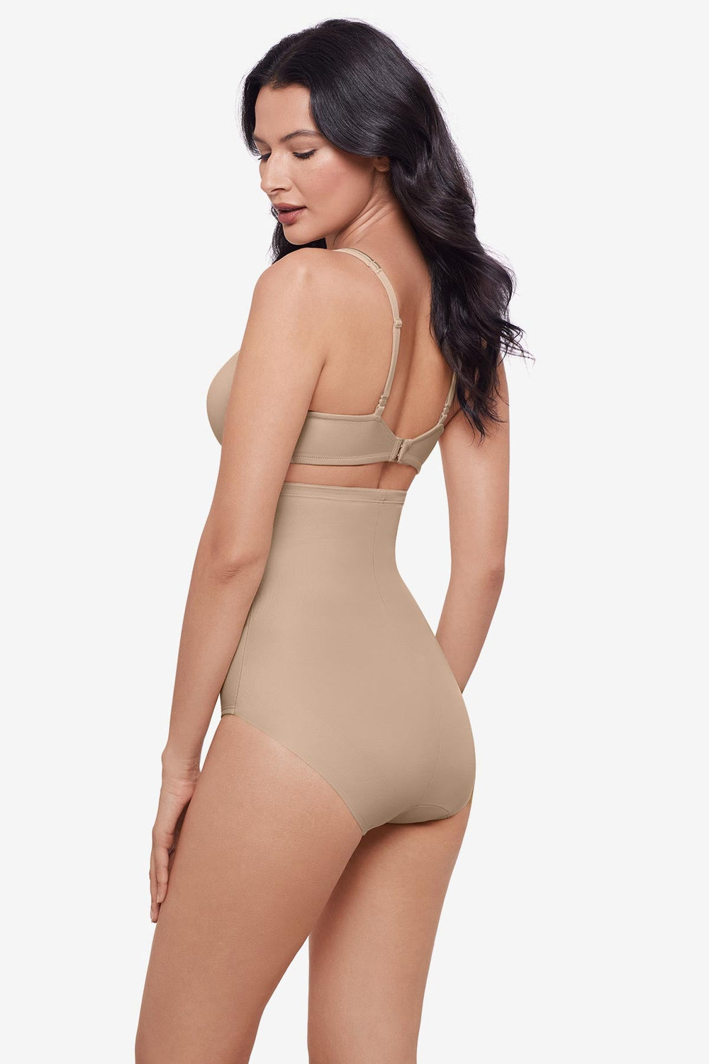 Tummy Tuck High-Waisted Shaping Brief Warm Beige/Nude | Miraclesuit
