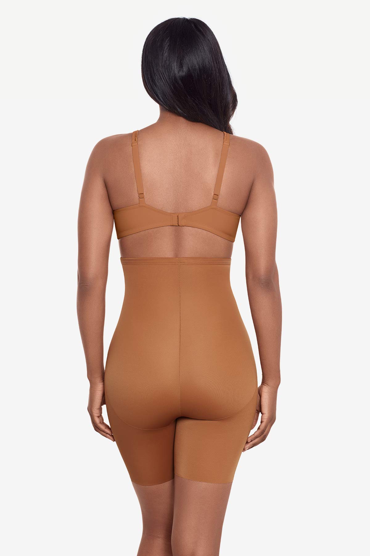 Tummy Tuck High-Waist Thigh Slimmer Warm Beige/Nude | Miraclesuit