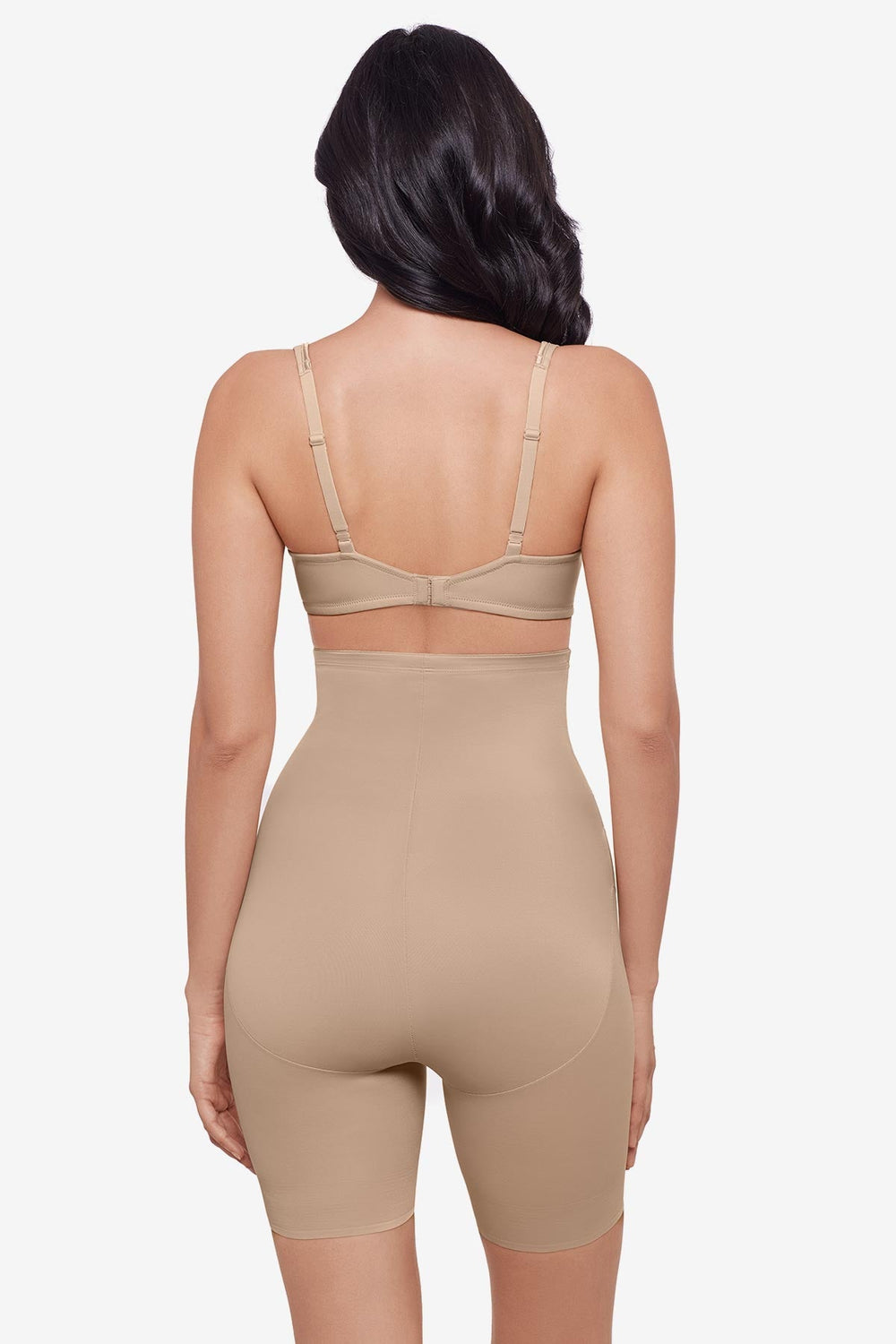Tummy Tuck High-Waist Thigh Slimmer Warm Beige/Nude | Miraclesuit