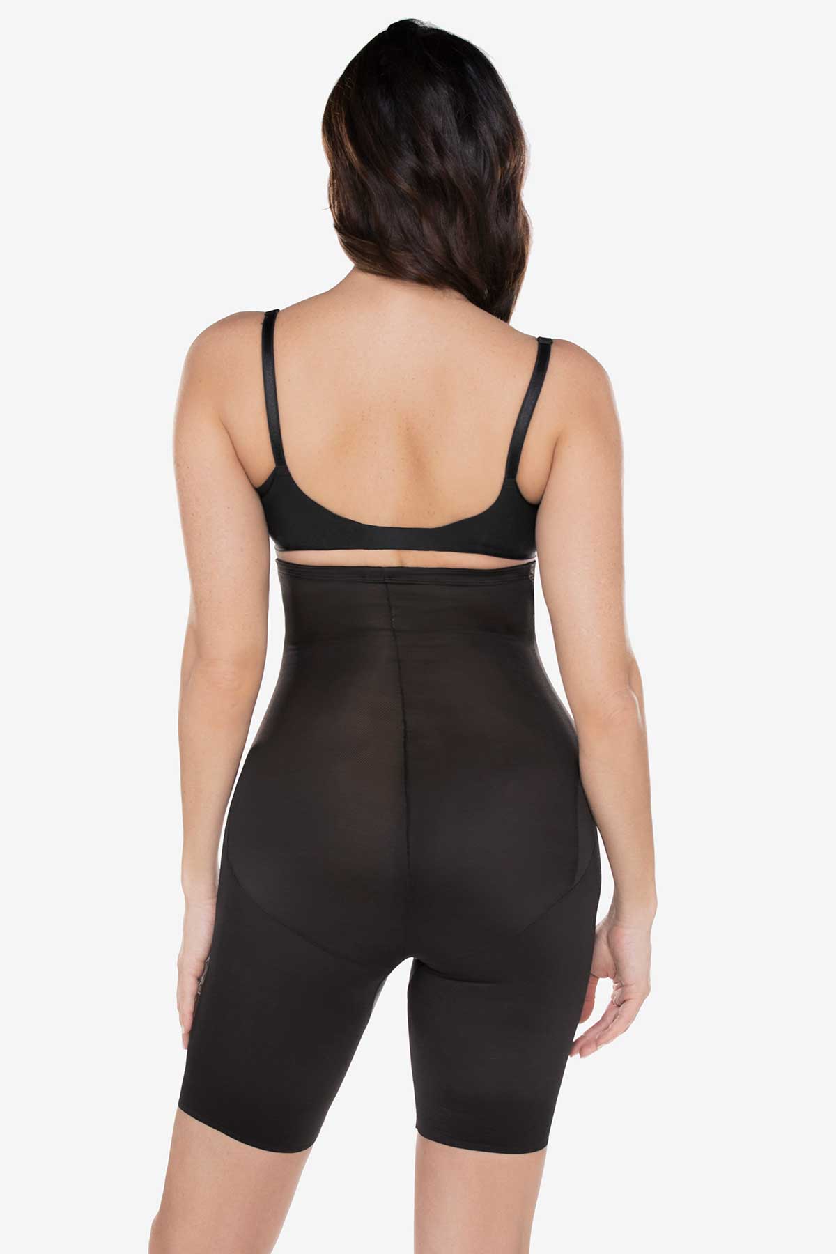 Hi Waist Long Leg Shaper Black | Miraclesuit