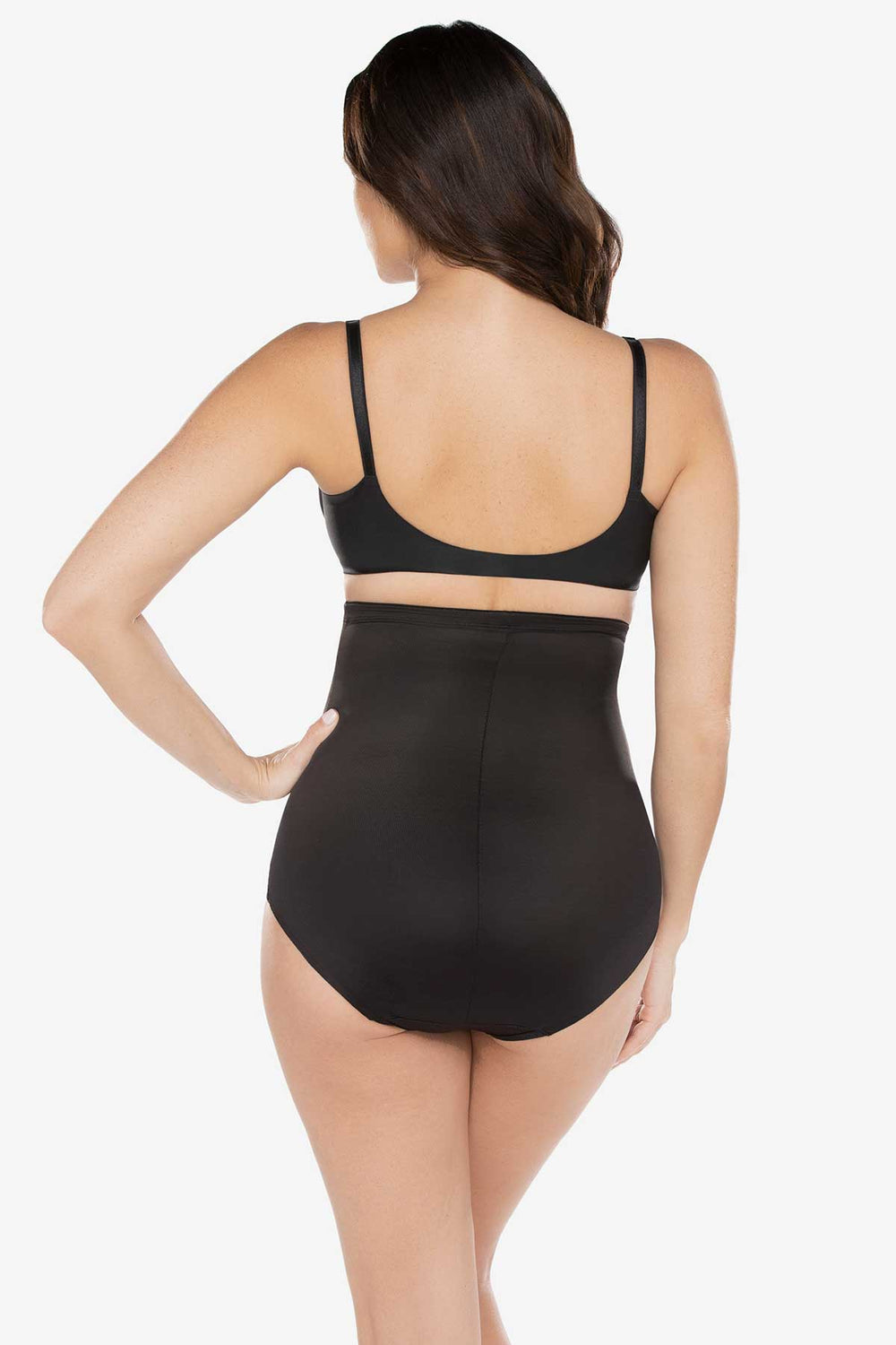 Hi-Waist Brief Firm Control Black | Miraclesuit