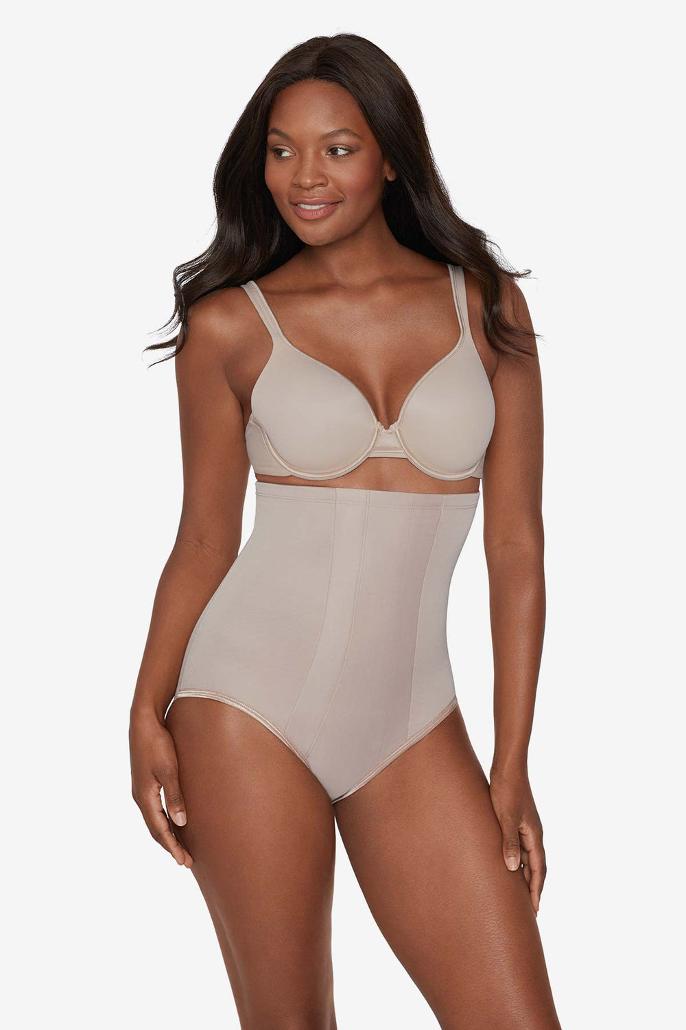 Hi-Waist Brief Firm Control Black | Miraclesuit