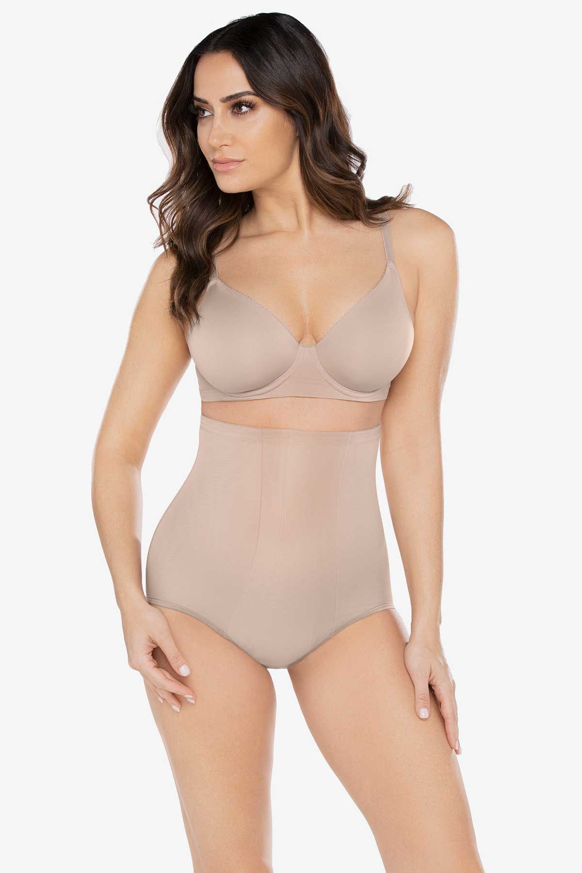 Hi-Waist Brief Firm Control Black | Miraclesuit