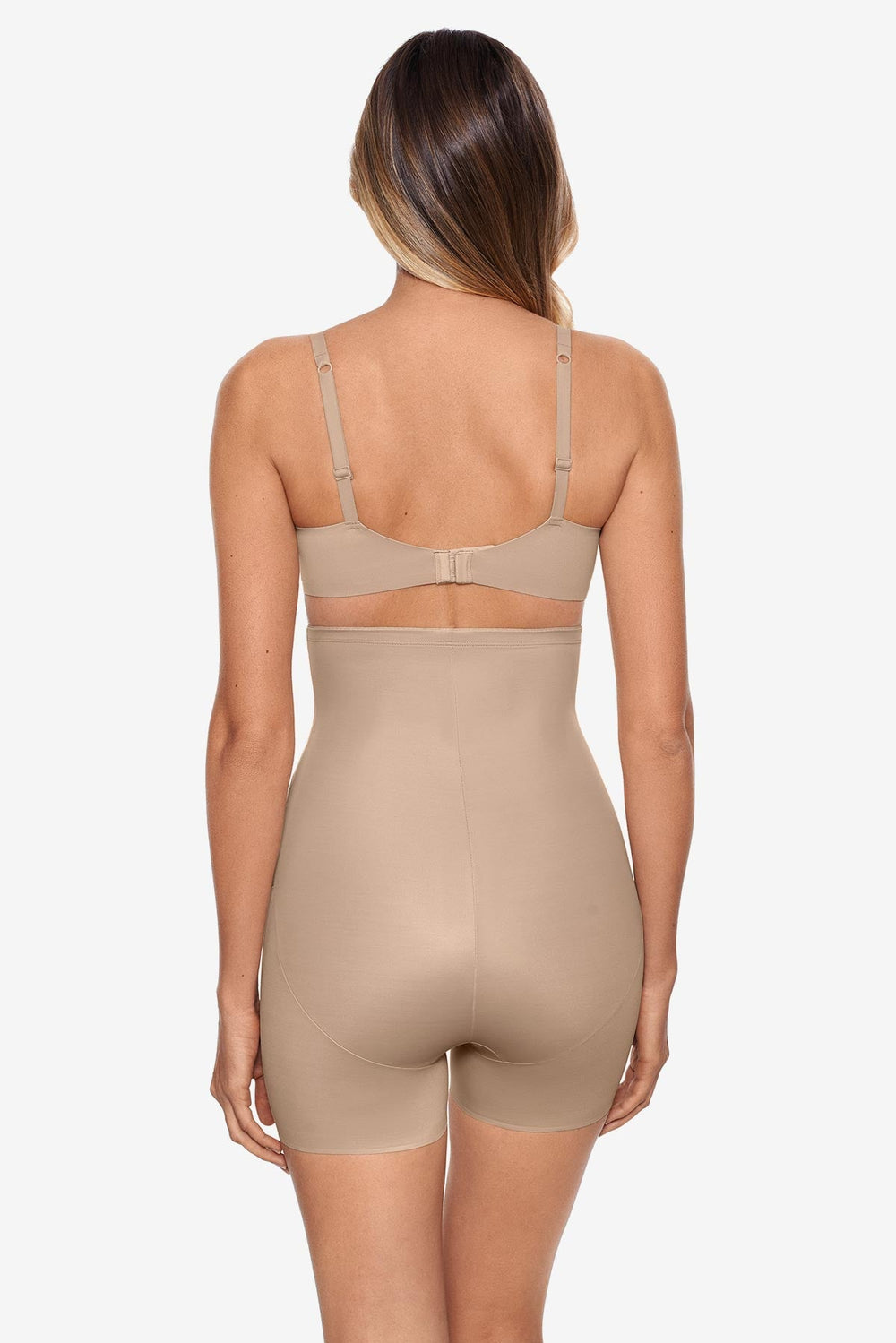 High Waist Boyshort Warm Beige/Nude | Miraclesuit