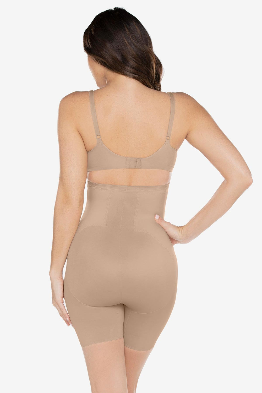Flexible Fit&reg; Firm Control High-Waist Thigh Slimmer Warm Beige/Nude | Miraclesuit