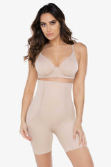 Hi-Waist Mid Thigh Slimmer Warm Beige/Nude | Miraclesuit