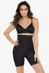 Hi-Waist Mid Thigh Slimmer Warm Beige/Nude | Miraclesuit