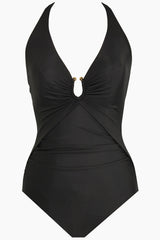 Razzle Dazzle Bling One Piece Swimsuit Black | Miraclesuit